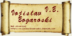 Vojislav Bogaroški vizit kartica